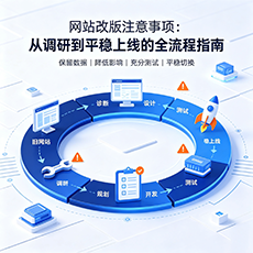 日照建站-网站改版注意事项：从调研到平稳上线的全流程指南