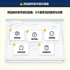 日照建站-网站制作新手避坑指南：5个最常见的错误与对策