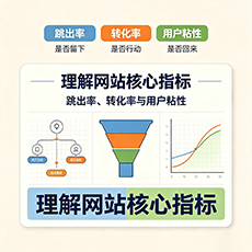 日照建站-理解网站核心指标：跳出率、转化率与用户粘性