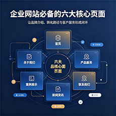 日照建站-企业网站必备的六大核心页面