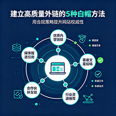 日照建站-建立高质量外链的5种白帽方法